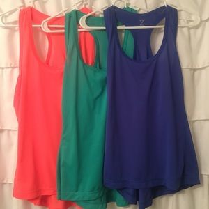 Zella Tops - Zella Racer Back Tank Tops, SET OF 3!!! Zella Tops - Zella Racer Back Tank Tops, SET OF 3!!!